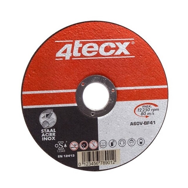 Product image 1 of 4Tecx Doorslijpschijf A30S BF41 125 x 2,5 x 22,2 mm