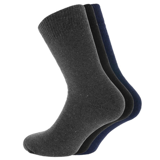 Product image 1 of Men Socks Sokken Thermo Marine, Antraciet, Zwart Maat 39-42