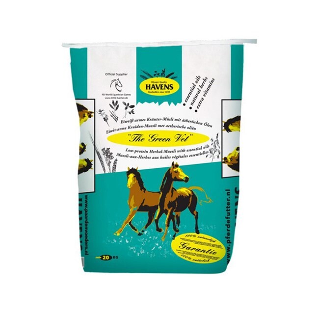 Product image 1 of Havens paardenbrokken Green vet 20 kg