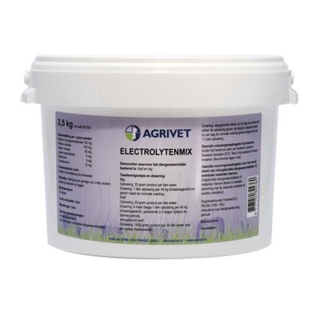 Product image 1 of Agrivet Electrolytenmix - 2,5 kg