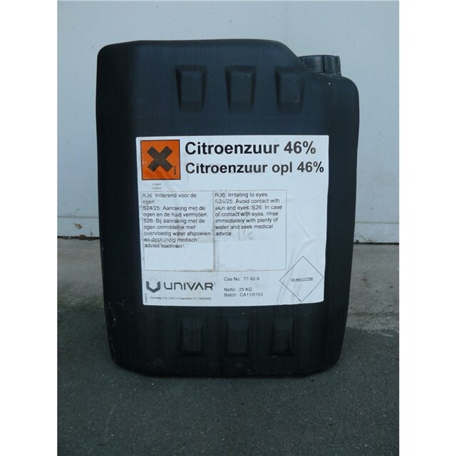 Product image 1 of Citroenzuur 45% - 20 Liter