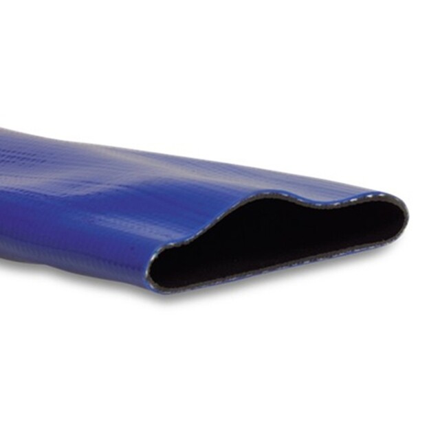 Product image 1 of Blueflat Platte waterslang PVC 38 mm 8 bar Blauw - 100 meter