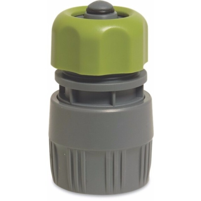 Product image 1 of Hydro-Fit Aansluiting PVC-U 15-19 mm knel x vrouwelijk klik grijs/groen met waterstop