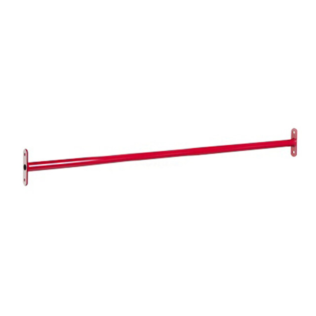 Product image 1 of Duikelstang poedergecoat breedte 1250 mm kleur rood