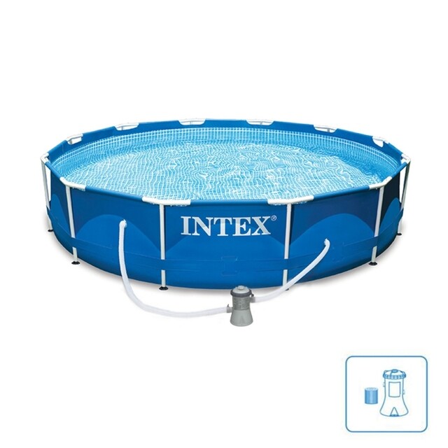 Product image 1 of Intex Zwembad Metal Frame Ø 305 x 76 cm