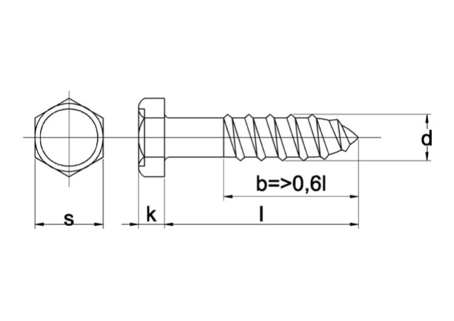 Product image 1 of Bout Din 571 4.6 Vv 8 X 40 - 200