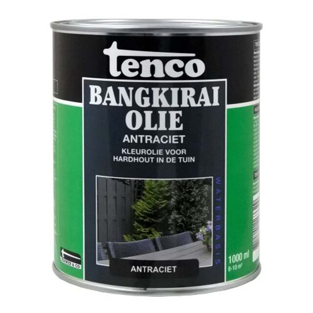 Product image 1 of Tenco Bankirai Olie Antraciet - 1 L