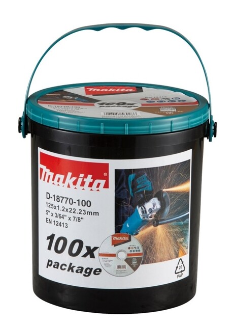 Product image 1 of Makita Doorsl.Sch. 125X1,2Mm Rvs 100S 900031-3