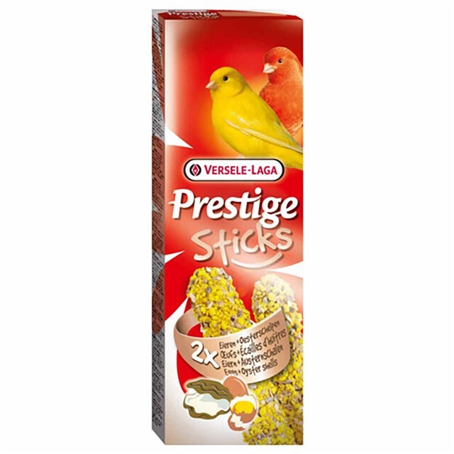 Product image 1 of Versele-Laga Prestige Vogelsticks Kanarie 2 x 30 g EI, Oesterschelp