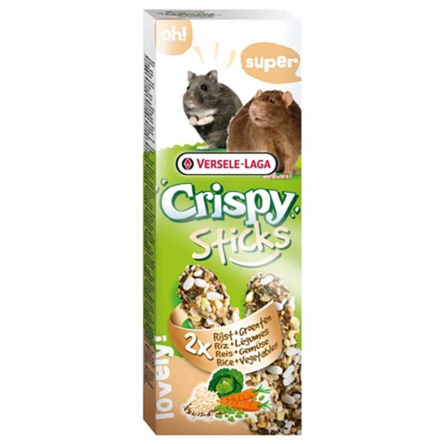 Product image 1 of Versele-Laga Crispy Sticks Hamsters en ratten 2 x 55 g Groente