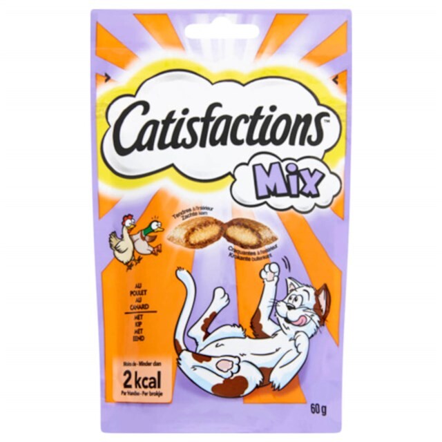 Product image 1 of Catsifactions Kattensnoepjes Kip En Eend 60 g Kip|Eend 