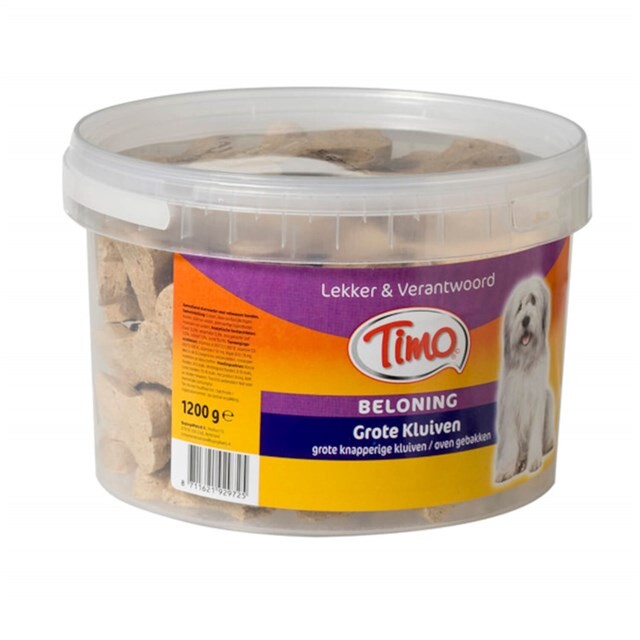 Product image 1 of Timo Koekjes Grote Kluiven Emmer 1.2 kg Gevogelte|Vlees 