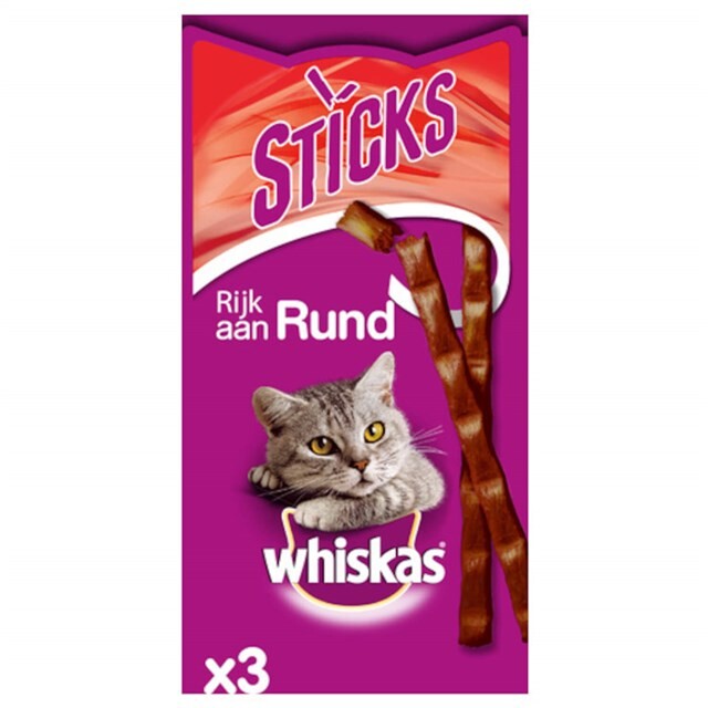 Product image 1 of Whiskas Sticks 18 g Rund