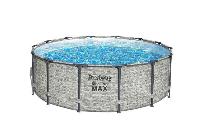 Product image 1 of Bestway Steel Pro MAX Ronde Bovengrondse Zwembad Set 4,27 m x 1,22 m