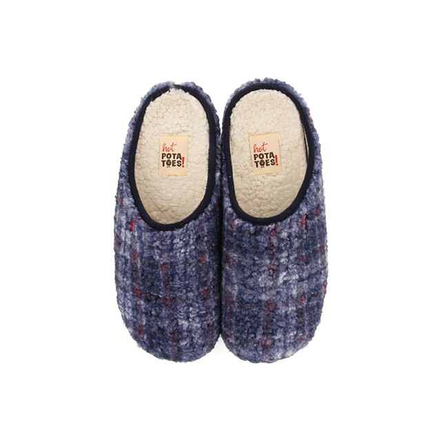 Product image 1 of Hot Potatoes Heren Pantoffels 70103 Donkerblauw - maat 44