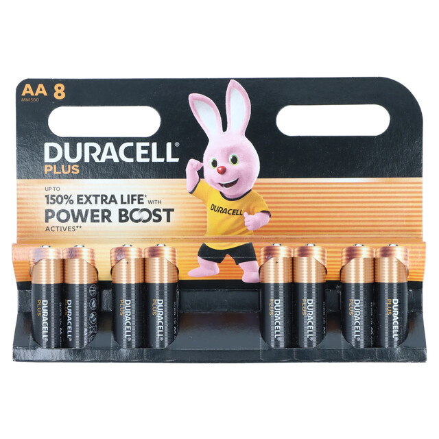 Product image 1 of Duracell Battery Power Boost 150% MN1500/LR6/AA (8 Stuks)