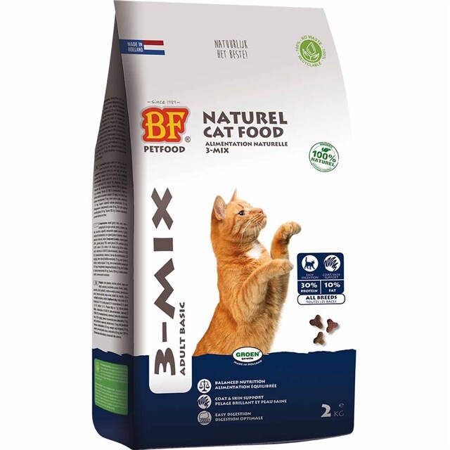 Product image 1 of BF Petfood Kattenbrokken Anti-Fus 3-mix 2 KG