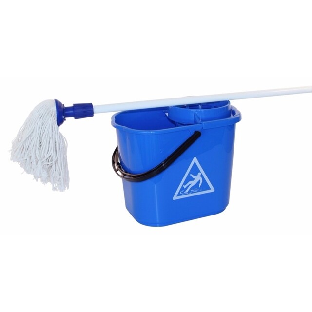 Product image 1 of Spaanse mop met steel en emmer 12 liter compleet