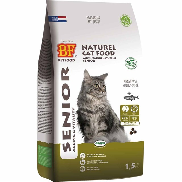 Product image 1 of BF Petfood Kattenbrokken Senior 1,5 Kg