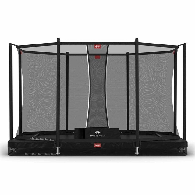 Product image 1 of BERG Trampoline Ultim Favorit Inground Zwart - 330 x 220 cm Safety Net Comfort