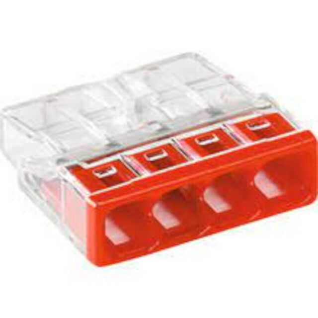Product image 1 of WAGO 4V lasklem mini 4x0.5-2.5 - 20 stuks op blister