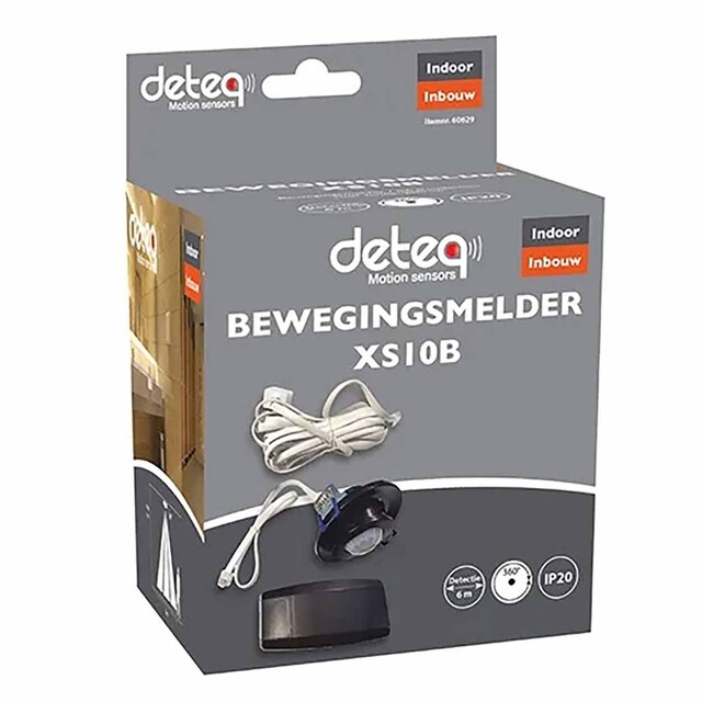 Product image 1 of Detec Bewegingsmelder XS10 Indoor Zwart 6 m