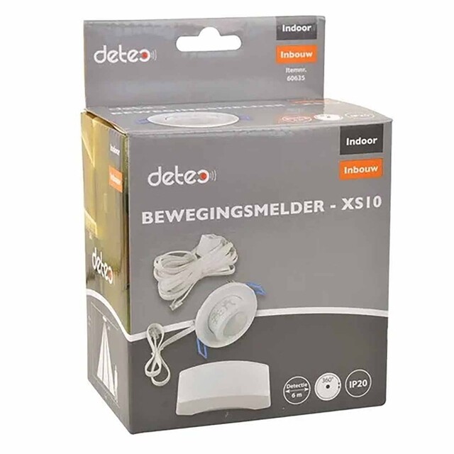 Product image 1 of Detec Bewegingsmelder XS10 Indoor Wit 6 m