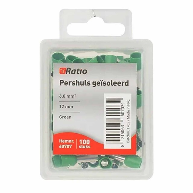 Product image 1 of Pershuls Geisoleerd 6mm² 12mm 100st