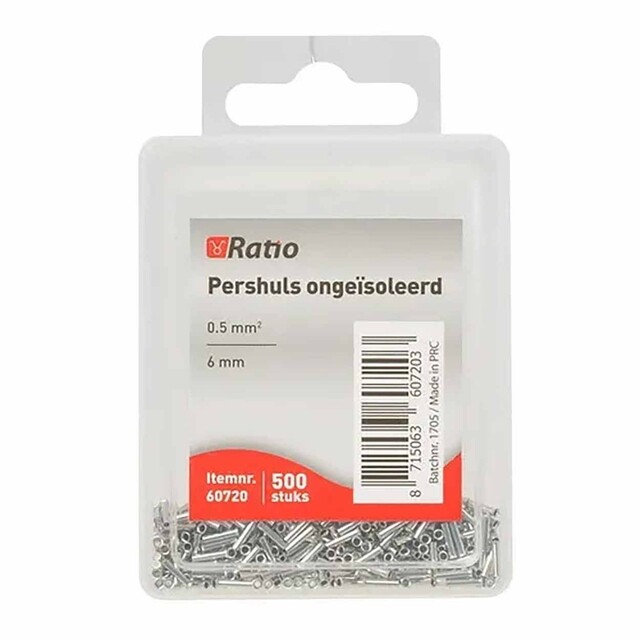 Product image 1 of Pershuls Ongeïsoleerd 2,5mm² 7mm 500st