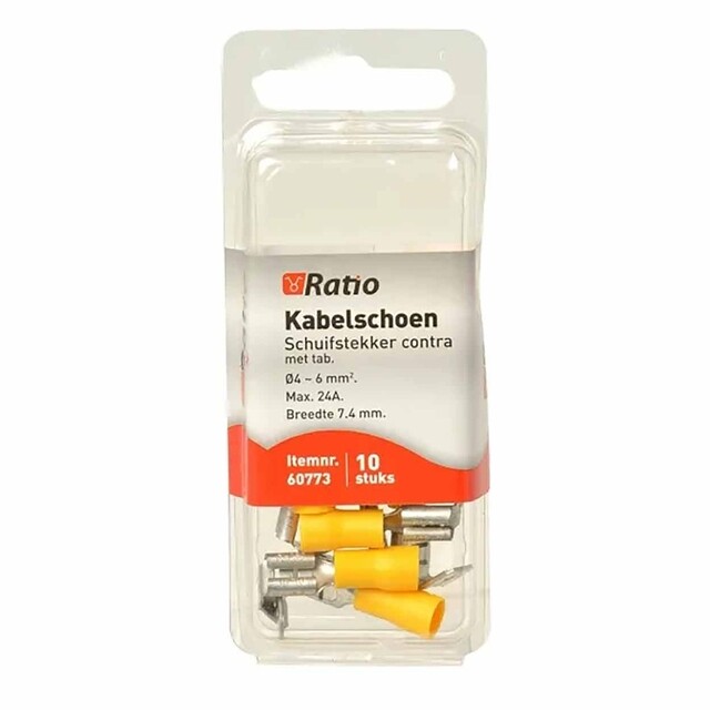 Product image 1 of Kabelschoen contra+koppel-vlakstekker 4-6mm² 10st bls