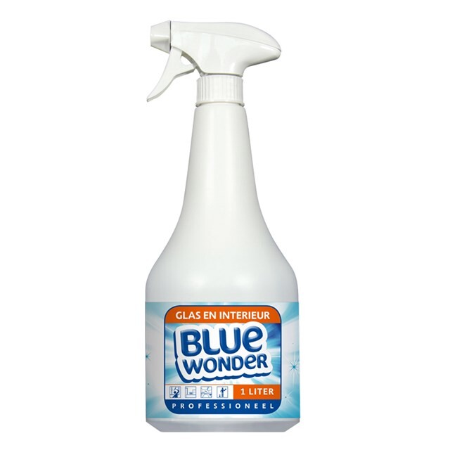 Product image 1 of Blue Wonder Professioneel Glas/ en Interieurreiniger 1000 ml