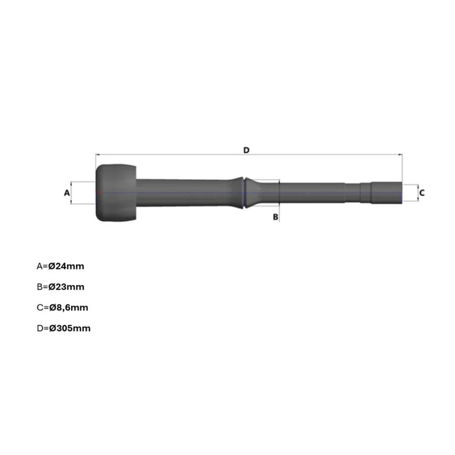 Product image 1 of Tepelvoeringset Spaggiari - passend voor DeLaval 96001781 (4x960017-02)