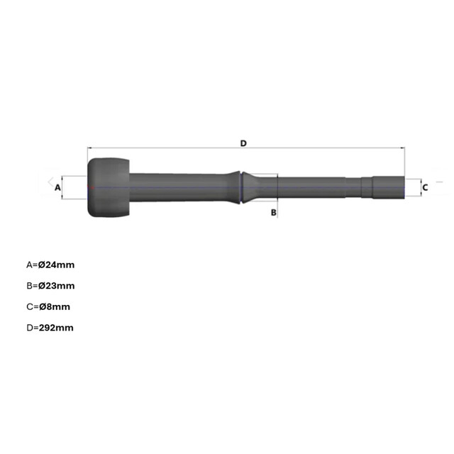 Product image 1 of Tepelvoeringset Spaggiari - passend voor DeLaval 96001683 (4x 960016-01)