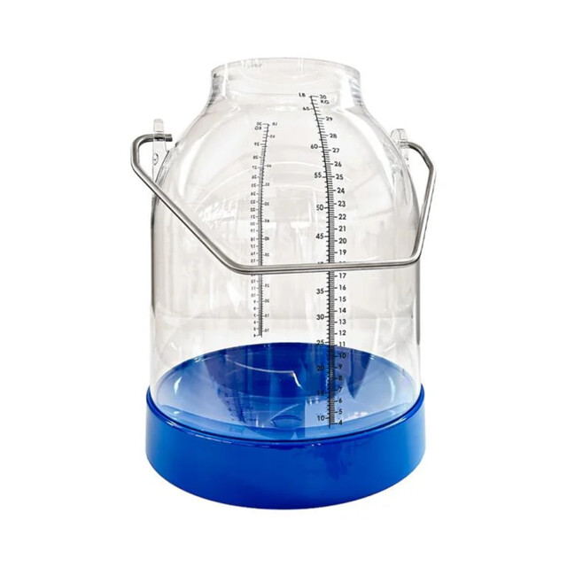 Product image 1 of Melkemmer Kunststof Blauw - 30L, 117mm Std. Beugel