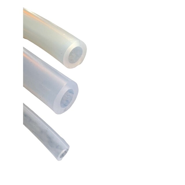 Product image 1 of Siliconen Melkslang - Luchtslang Transparant 12 x 22 MM - 25 Meter