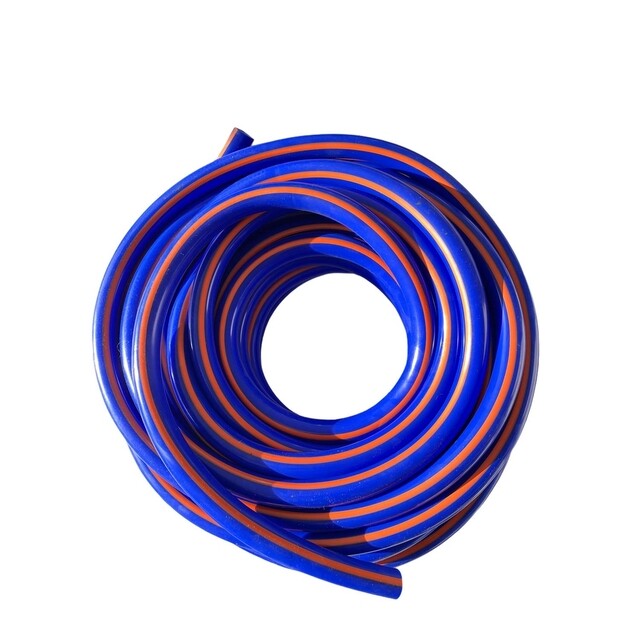 Product image 1 of Siliconen Melkslang Blauw Met Oranje Streep 16 x 28 MM - 1,5 Meter