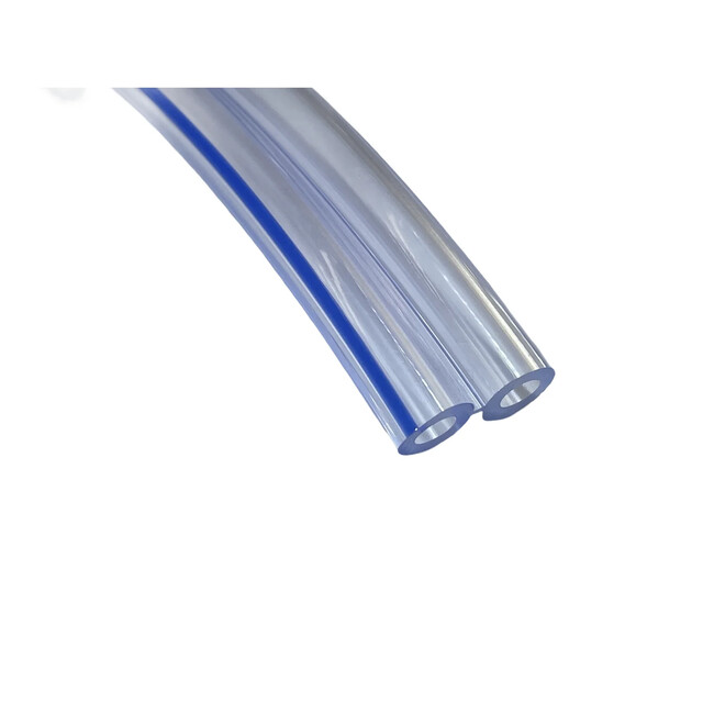 Product image 1 of Enkele Luchtslang Pvc 7x14 Mm, Groene Streep, Voor Gea - 25 Meter