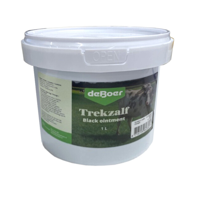 Product image 1 of De Boer Trekzalf Zwarte Zalf 1 Liter