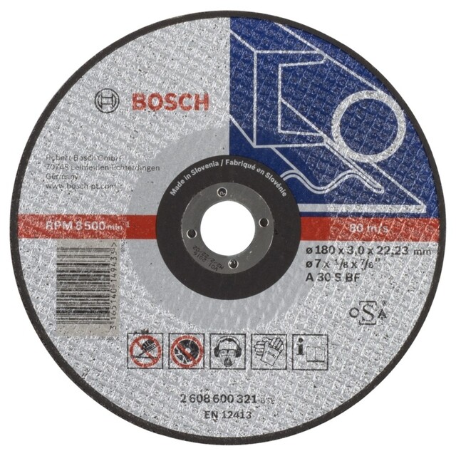 Product image 1 of Bosch Doorslijpschijf (Best for Metal) 180 x 2,5 x 22,2 MM - Metaal