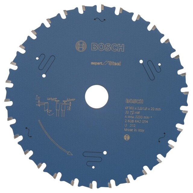 Product image 1 of Bosch Cirkelzaagblad Expert 160 x 20 x 2 mm 30 Tands