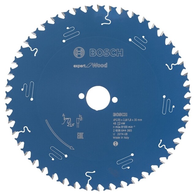 Product image 1 of Bosch Cirkelzaagblad Expert Hout, 235 X 30 X 2,8 mm 48 Tands