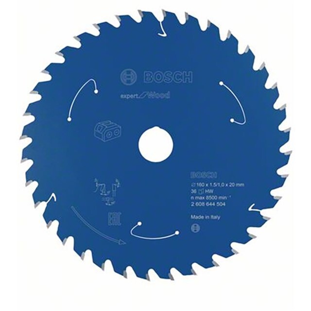 Product image 1 of Bosch Cirkelzaagblad Expert Hout cirkelzaagblad voor accuzagen 160x1,5 x 20 36 Tands