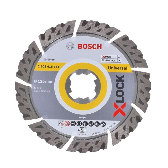 Product image 1 of Bosch X-LOCK Diamantschijf Best For Universal  - 125 x 22,23 x 2,4 x 12 mm