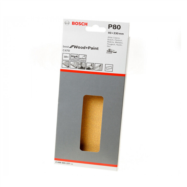 Product image 1 of Bosch Schuurvel C470 - Korrel 80, 8 Gaten