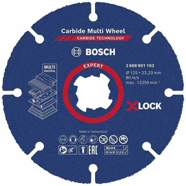 Product image 1 of Bosch X-LOCK Doorslijpschijf Carbide Multi Wheel - 125mm