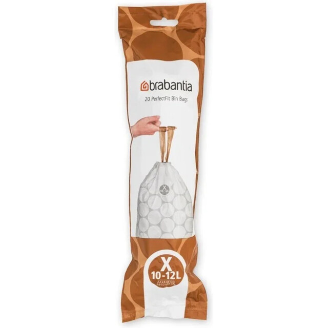 Product image 1 of Brabantia PerfectFit Afvalzak met trekbandsluiting - 12L - Code X - 20 stuks