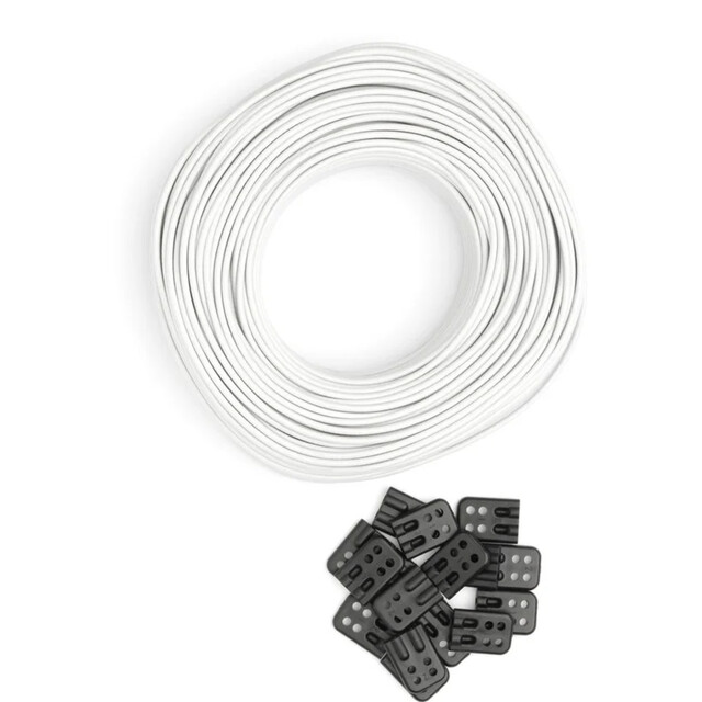 Product image 1 of Brabantia Waslijndraad + Draadverbinders - 65 m - Grijs