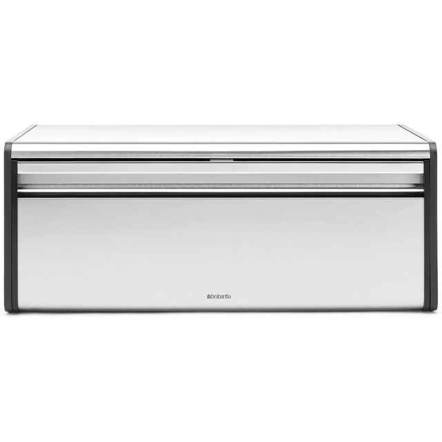 Product image 1 of Brabantia Broodtrommel - met Klepdeksel - Matt Steel Fingerprint Proof / Matt Black