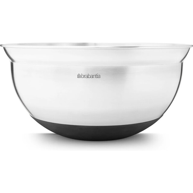 Product image 1 of Brabantia Profile Beslagkom - 3 L - Matt Steel met Zwart