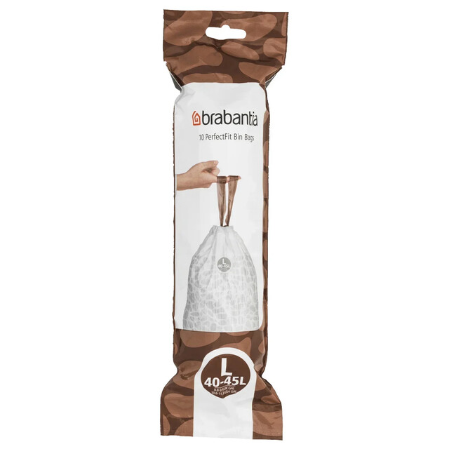 Product image 1 of Brabantia PerfectFit Afvalzak, code L, 45L, 10st 
